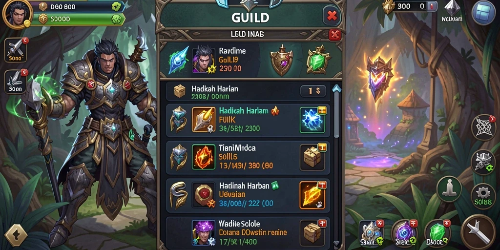 Fitur interaksi sosial yang menarik di dalam game.