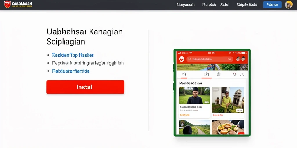 Tampilan antarmuka yang memudahkan navigasi.